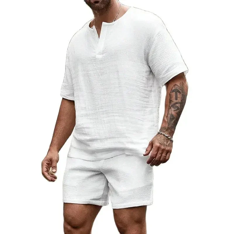 Lässiges Herren-Outfit Hemden und Shorts - Image 5