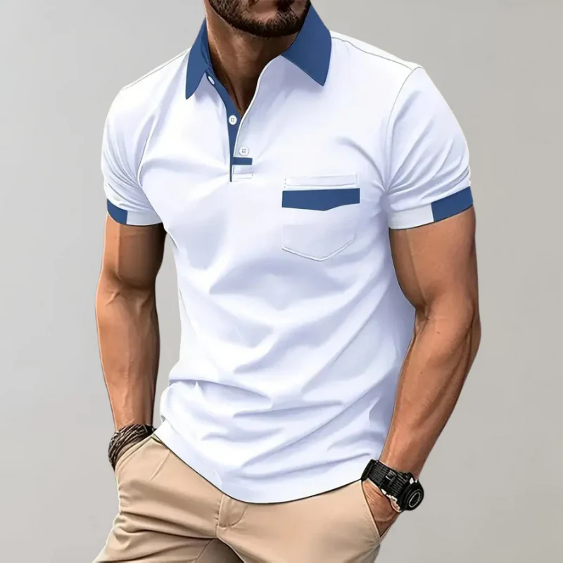 Lässiges klassisches Herren-Poloshirt | Kurzarm - Image 5