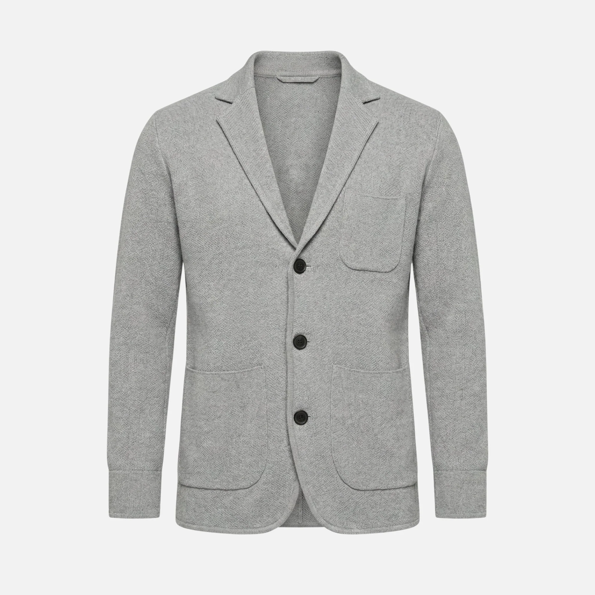Nils | Herren Lässiges Strick-Sakko Brusttasche – Strick Blazer Herren Casual - Image 9