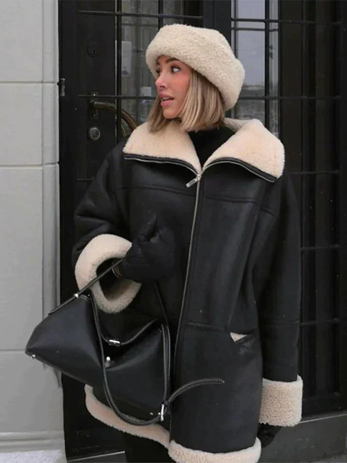 Laura | Elegante Fleece Winter jacke - Image 2