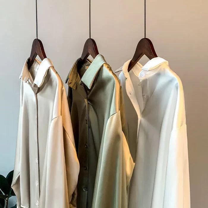 Laura | Elegante Seidenbluse aus 100% Seide - Image 2