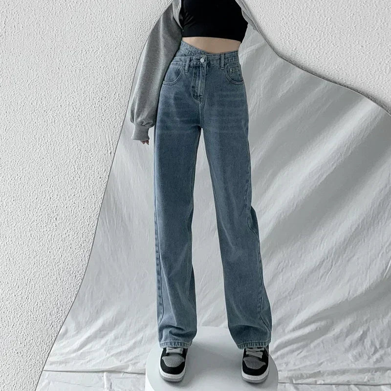 Laura | Entspannte Mom Jeans mit weitem Bein - Image 4