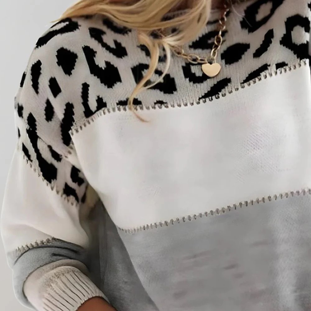 Laura™ | Lässiger Pullover im Leopardenmuster - Image 3