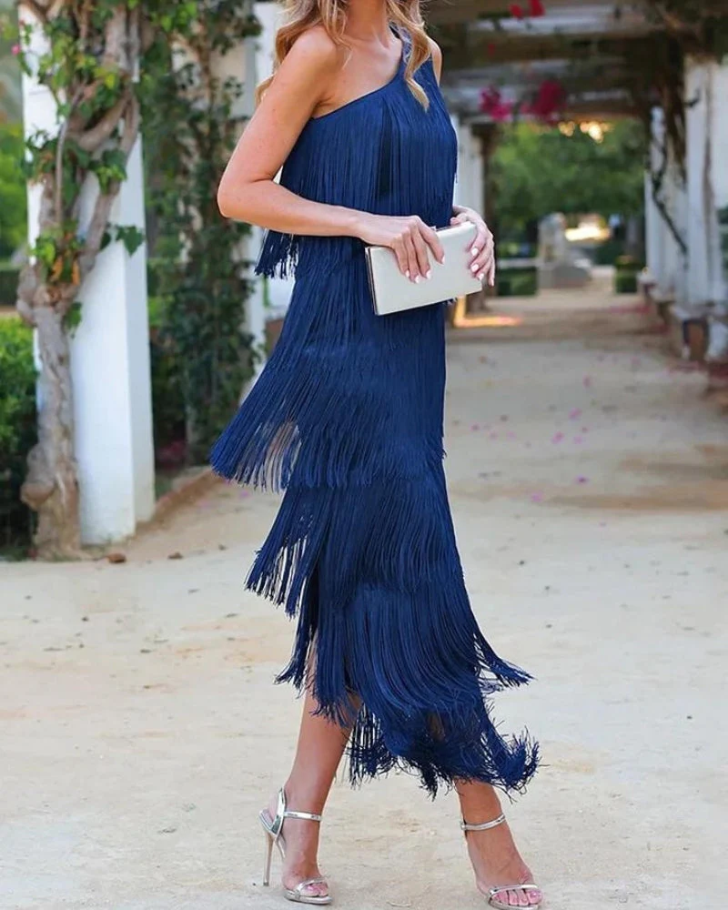 Lauren - Kleid mit Fransen - Image 2