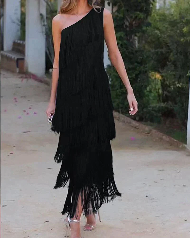 Lauren - Kleid mit Fransen - Image 6