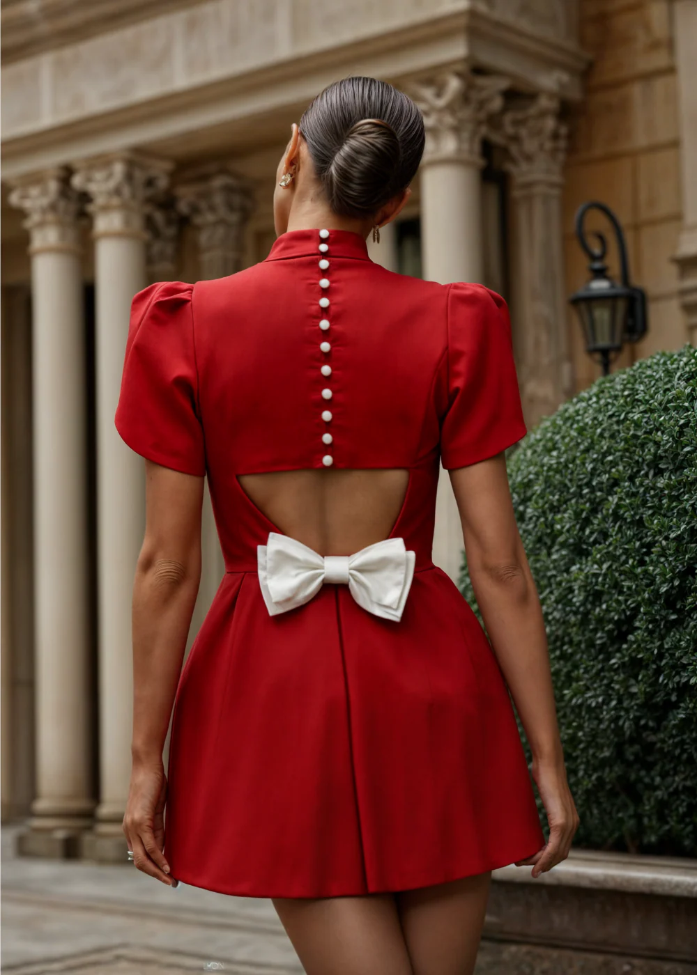 Leah | Minikleid mit Schleife - Image 2