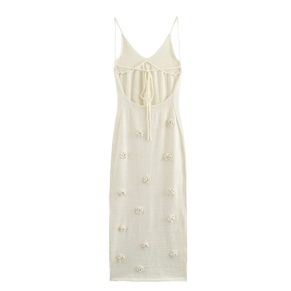 Leia | Kleid mit Rosendetail - Image 2