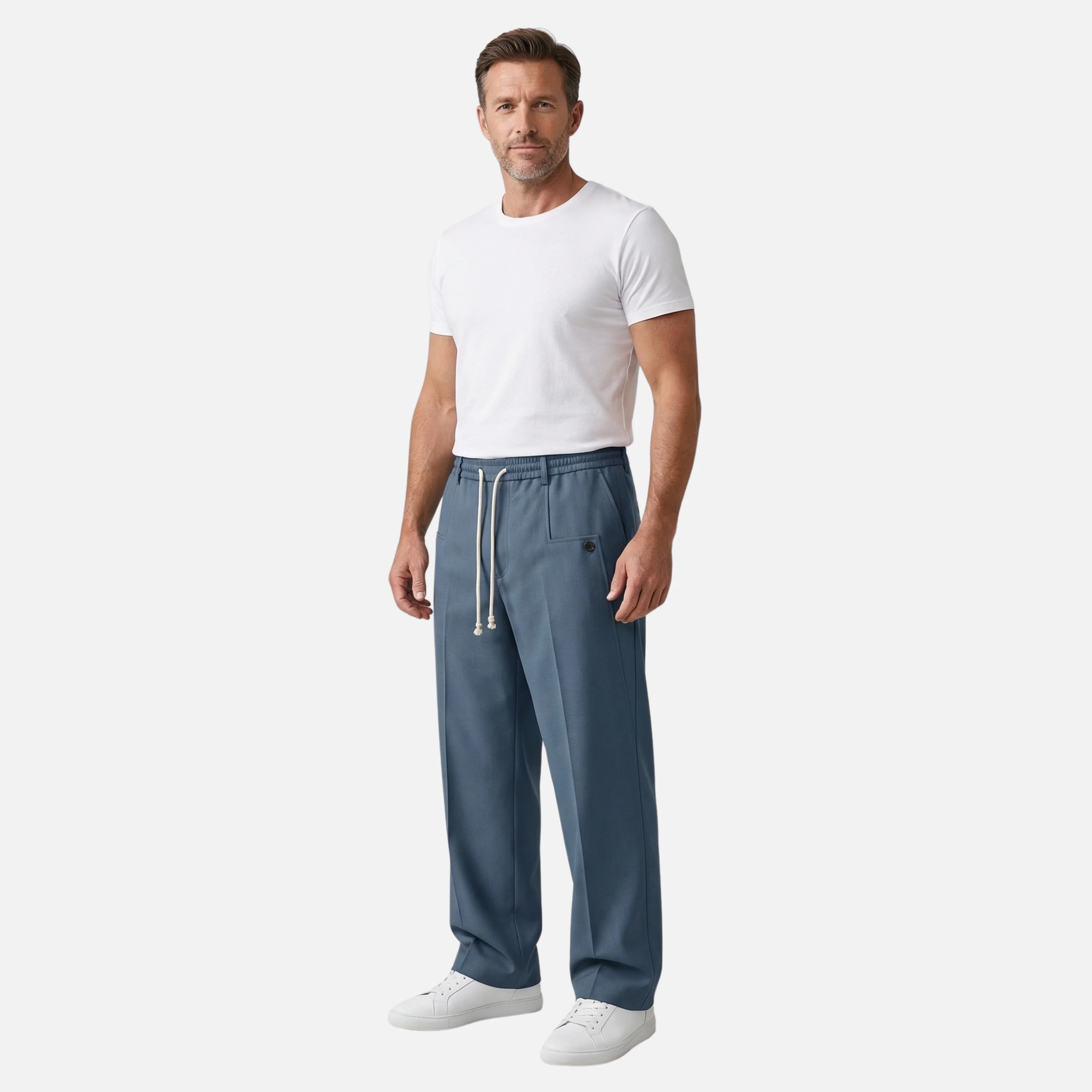 Walter | Herren Leichte Atmungsaktive Stoffhose Moderner Schnitt – Leichte Herrenhose