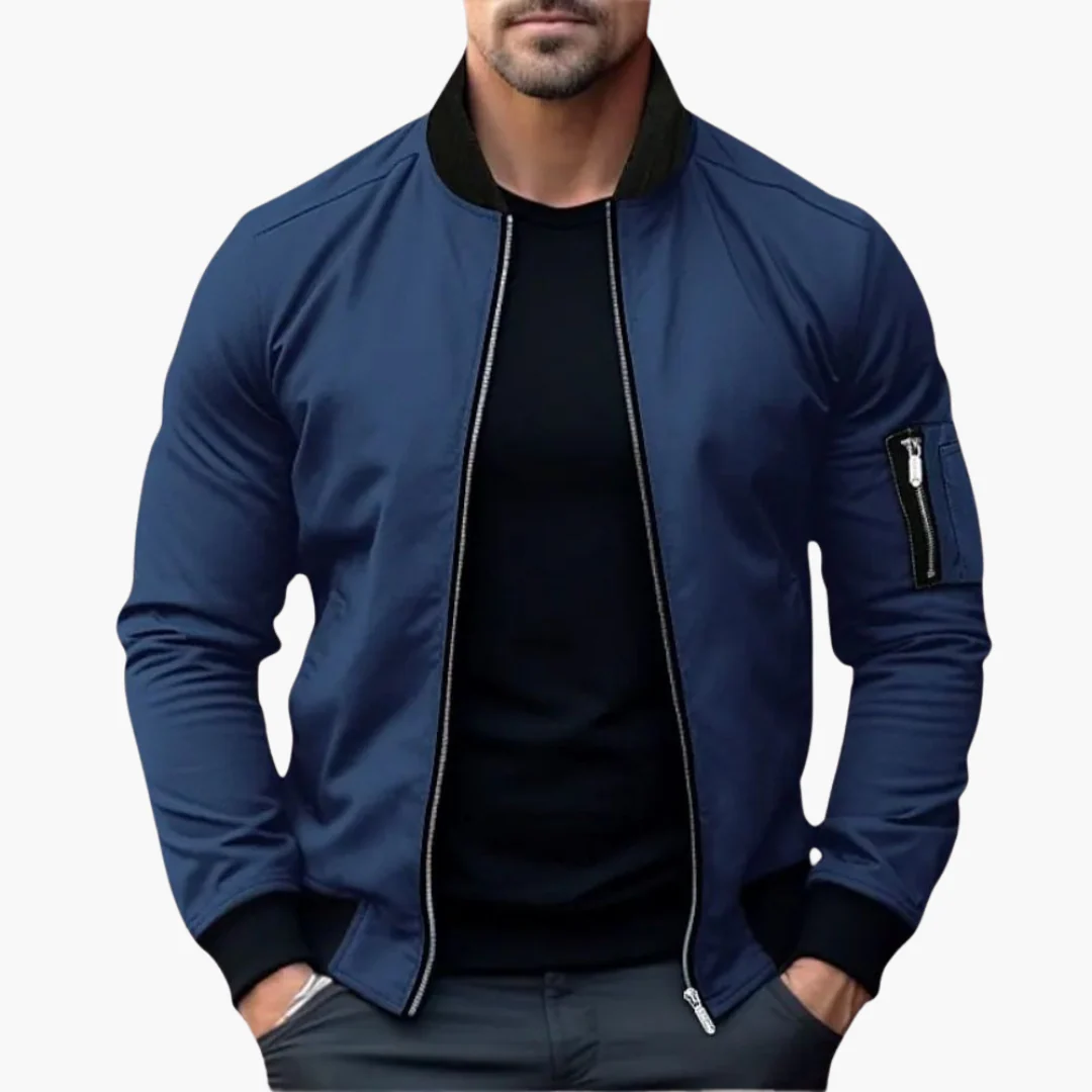 Leichte Bomberjacke für Herren - Atmungsaktiv & Stylisch
