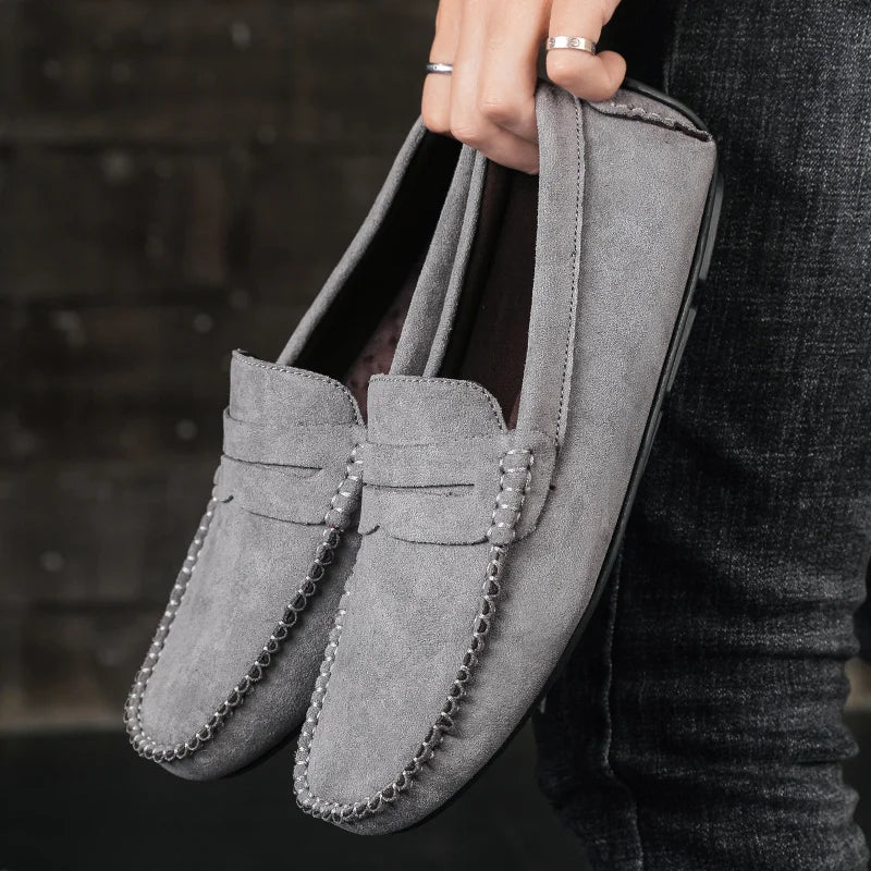 Leichte Loafers aus Wildleder für Männer - Image 3