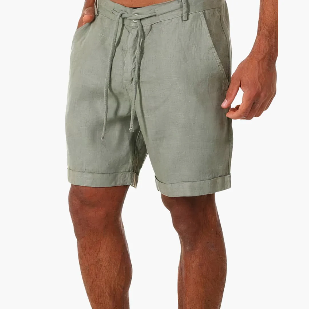 Leichte Sommer-Shorts mit Kordelzug - für Herren im Urlaubsstil - Image 2