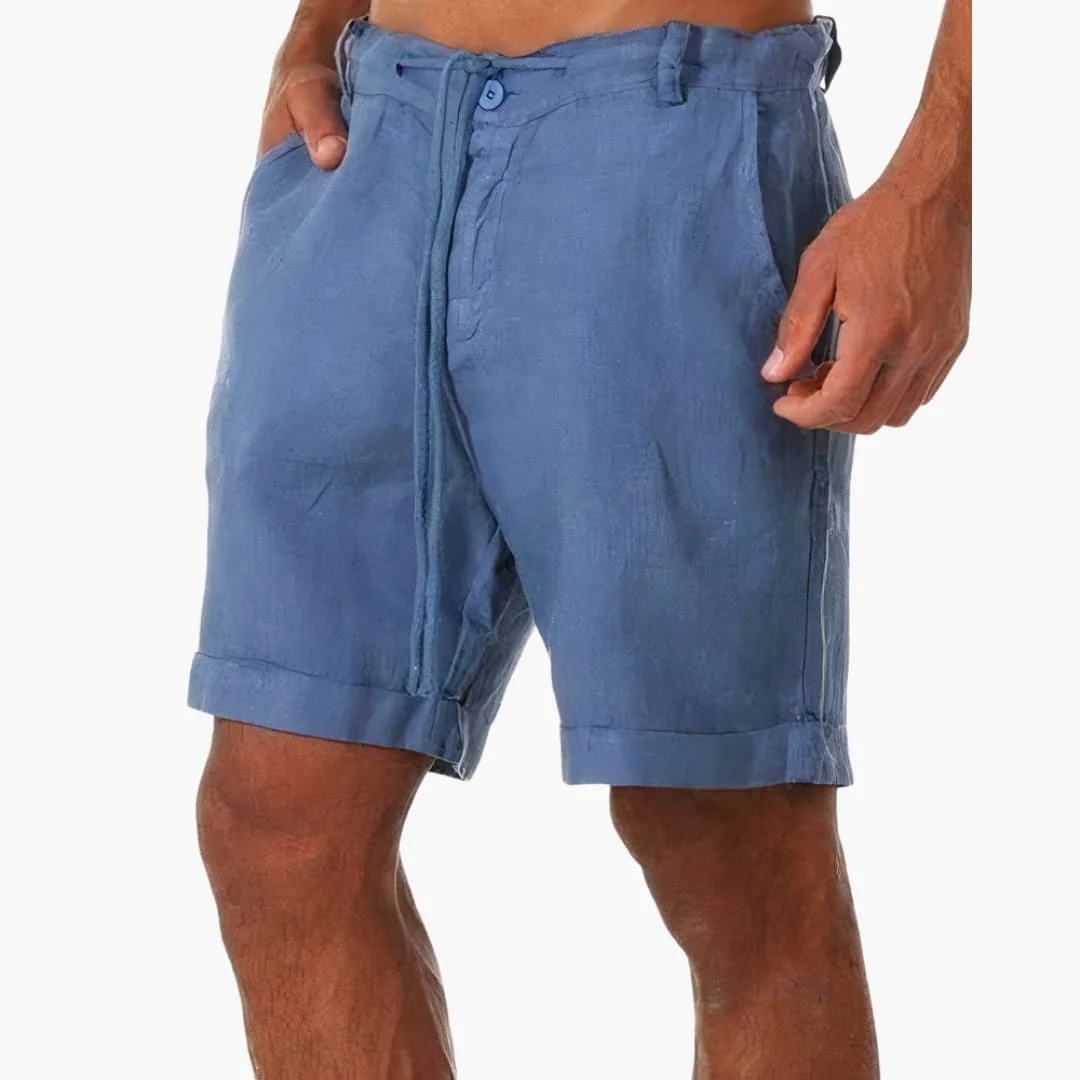 Leichte Sommer-Shorts mit Kordelzug - für Herren im Urlaubsstil - Image 3