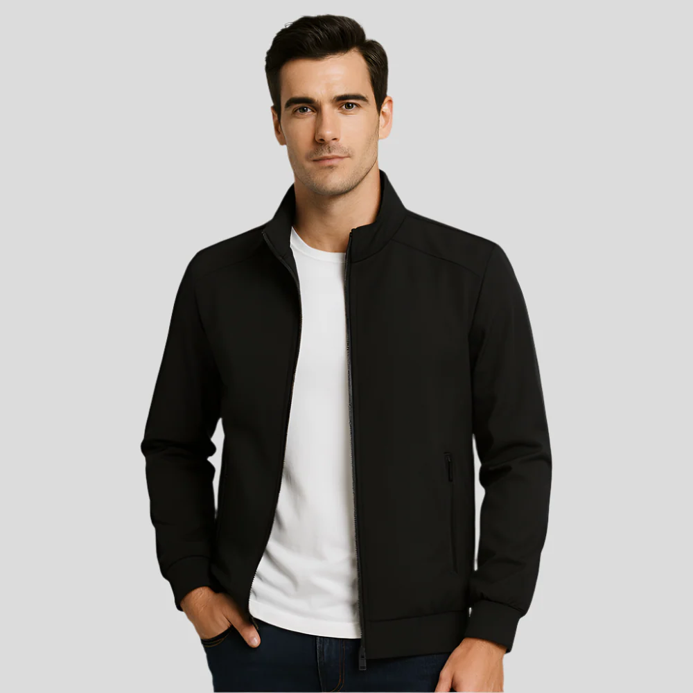 Leichte Steppjacke mit Stehkragen für Herren - Image 2