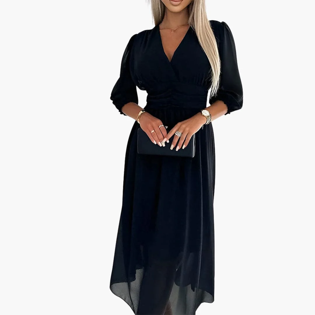 Leichtes Chiffonkleid - Luftiges Damen Sommerkleid elegant - Image 3