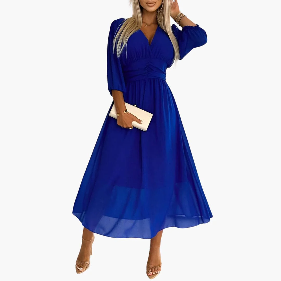 Leichtes Chiffonkleid - Luftiges Damen Sommerkleid elegant - Image 5
