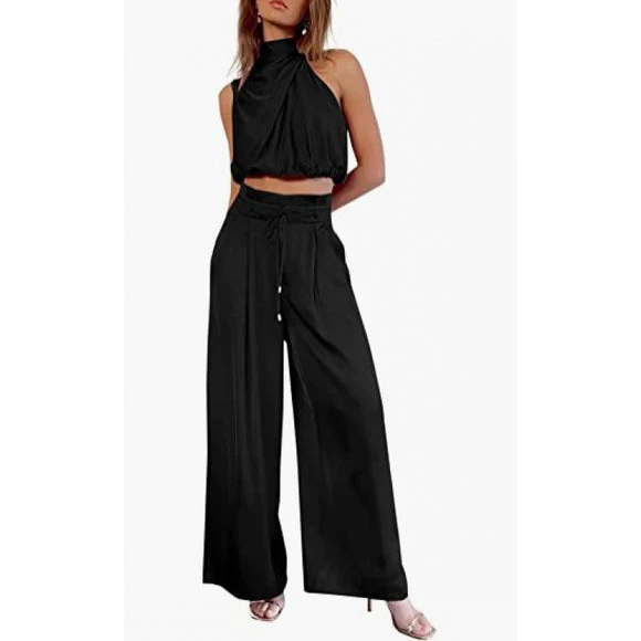 Léna Sommerset für Frauen Ärmelloses Top und Hose mit weitem Bein - Image 2