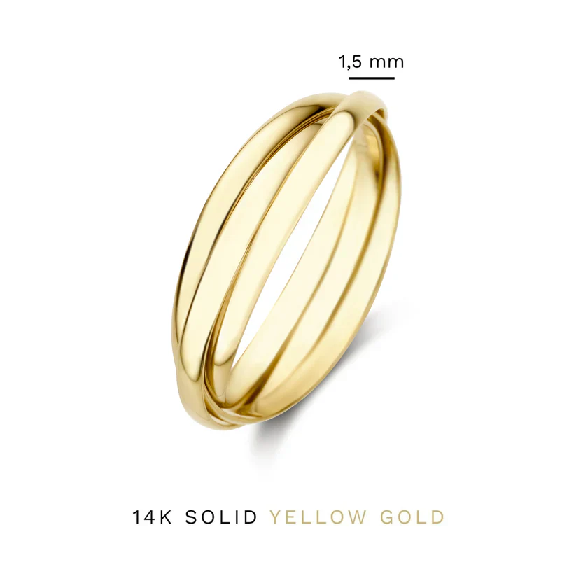 Léna Trielle Gold Ring - Image 5