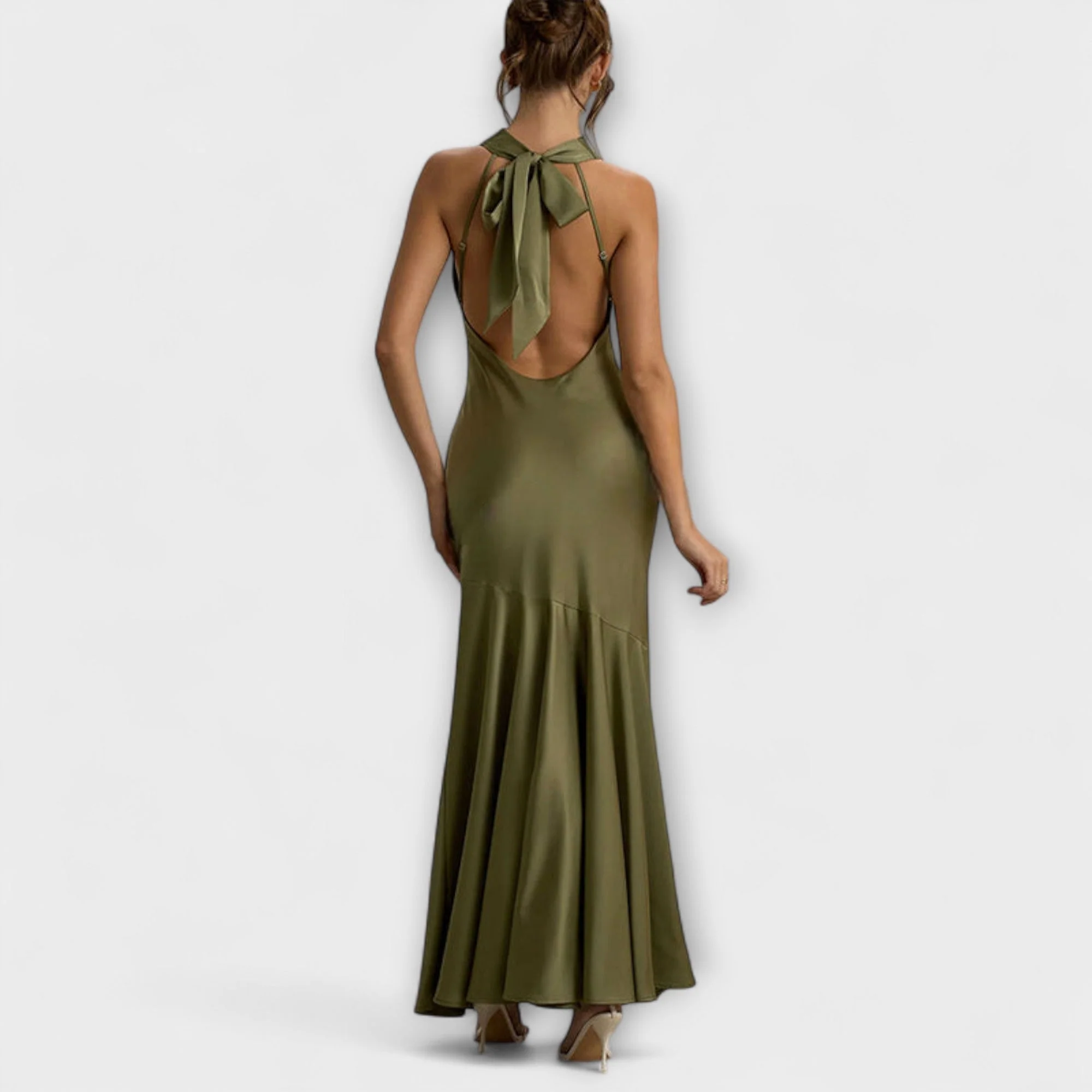 Lennon - Elegantes Satin-Maxi-Kleid - Image 3