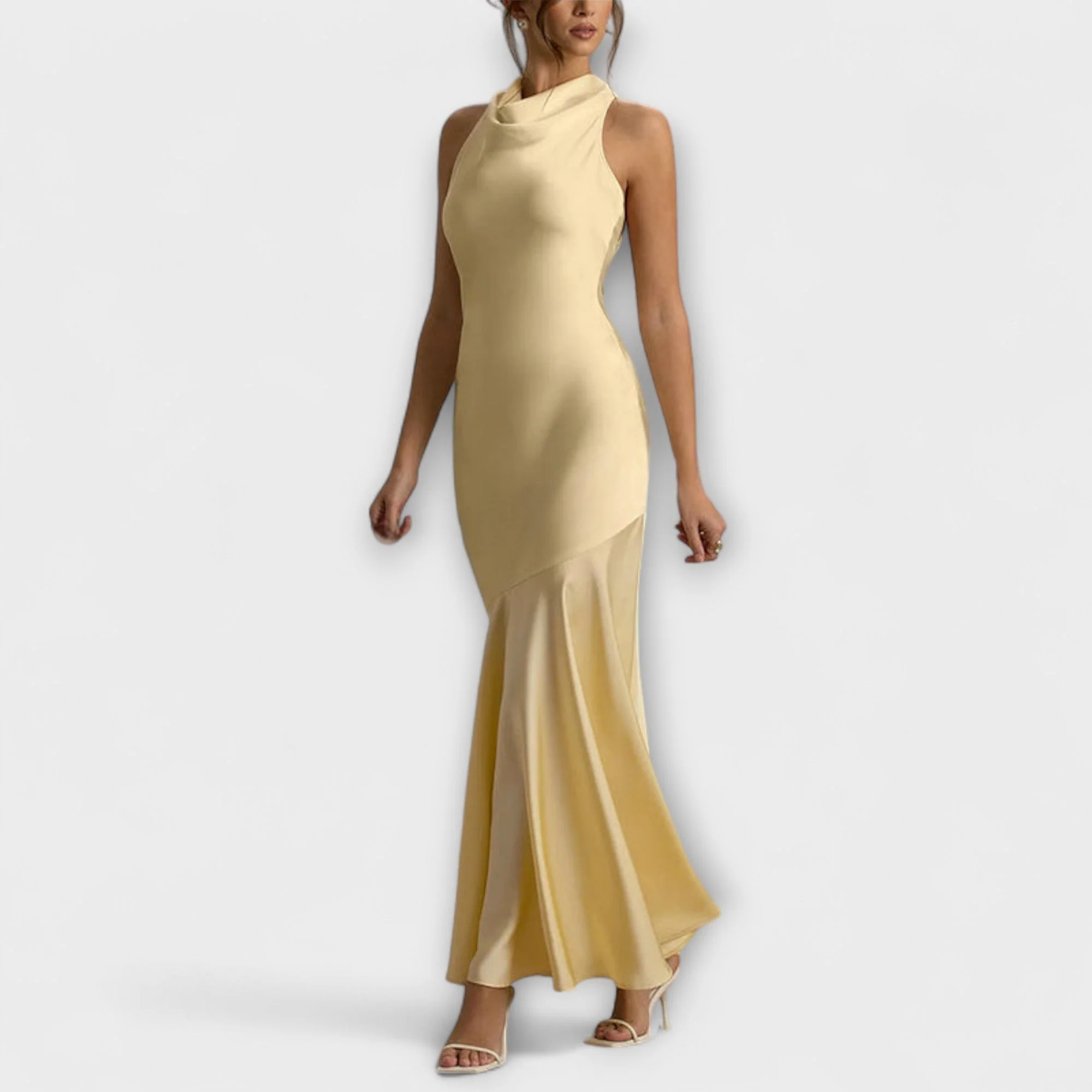 Lennon - Elegantes Satin-Maxi-Kleid - Image 6