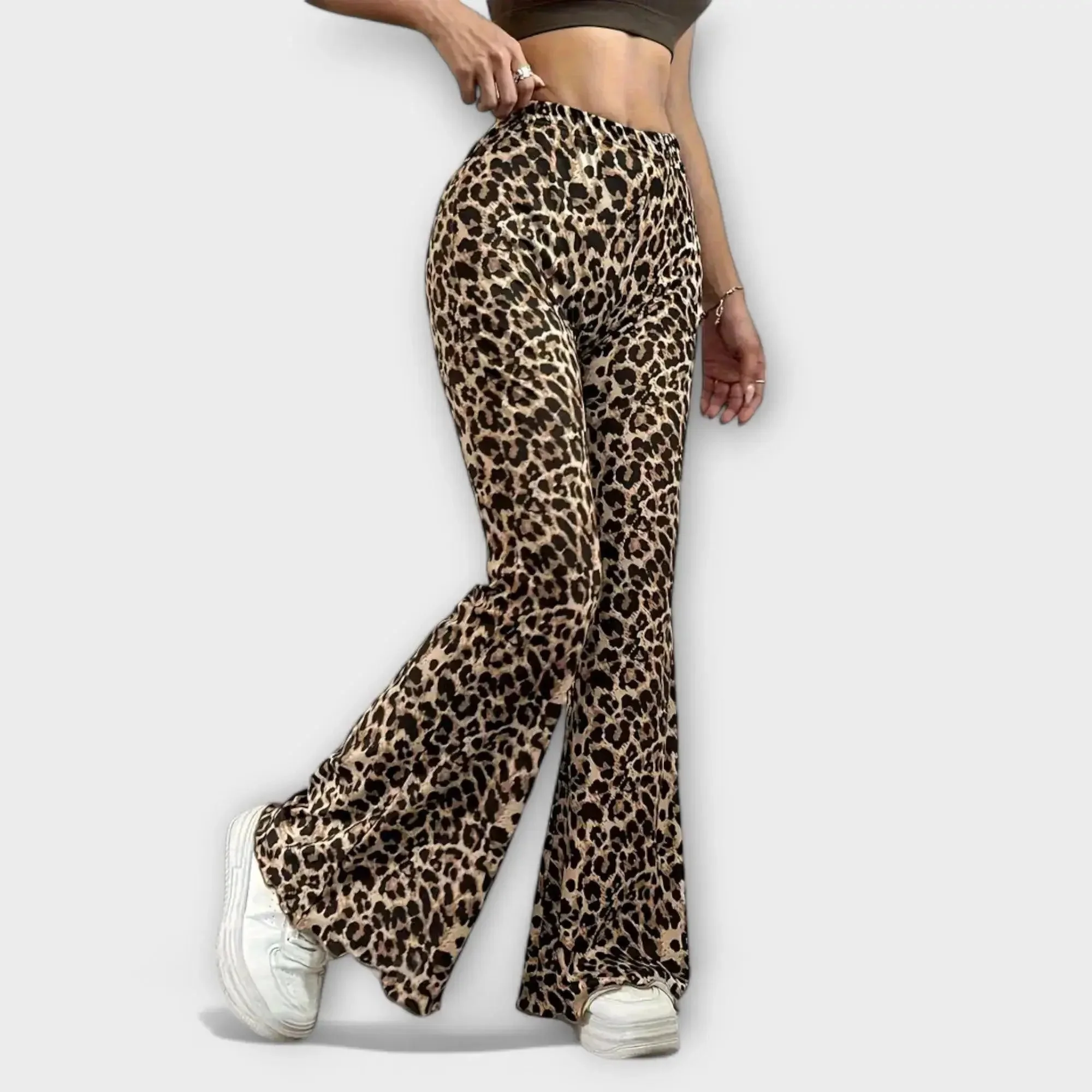 Leonarda – Weite Hose mit Animal-Print - Image 2