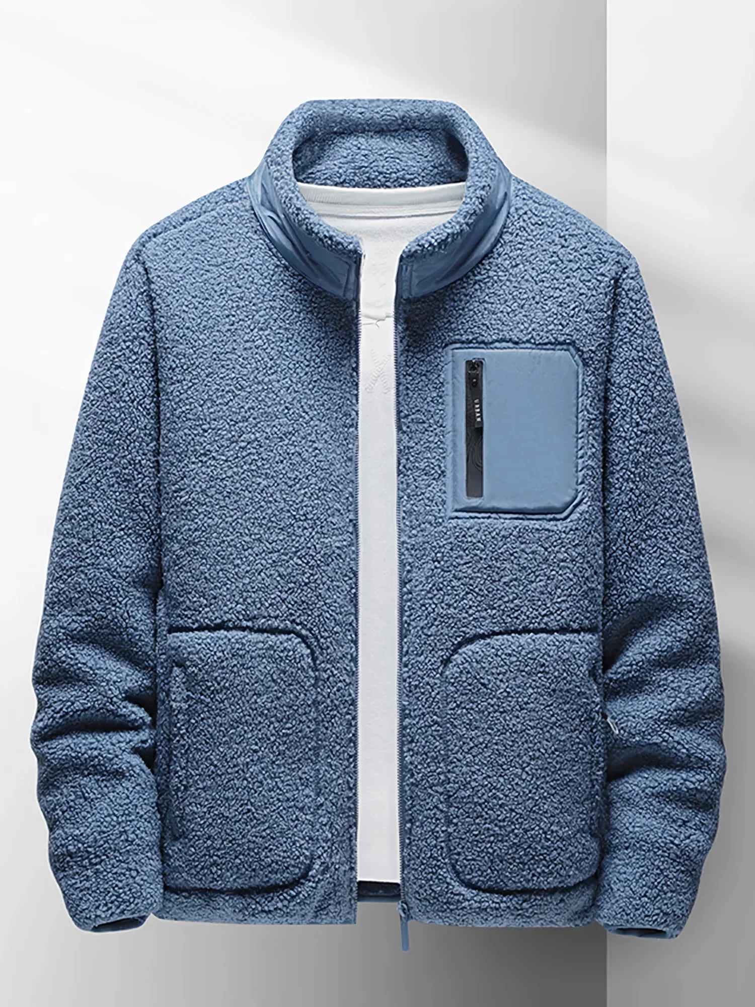 Leone | Warm Fleecejacke für Herren Mit Reißverschluss - Image 7