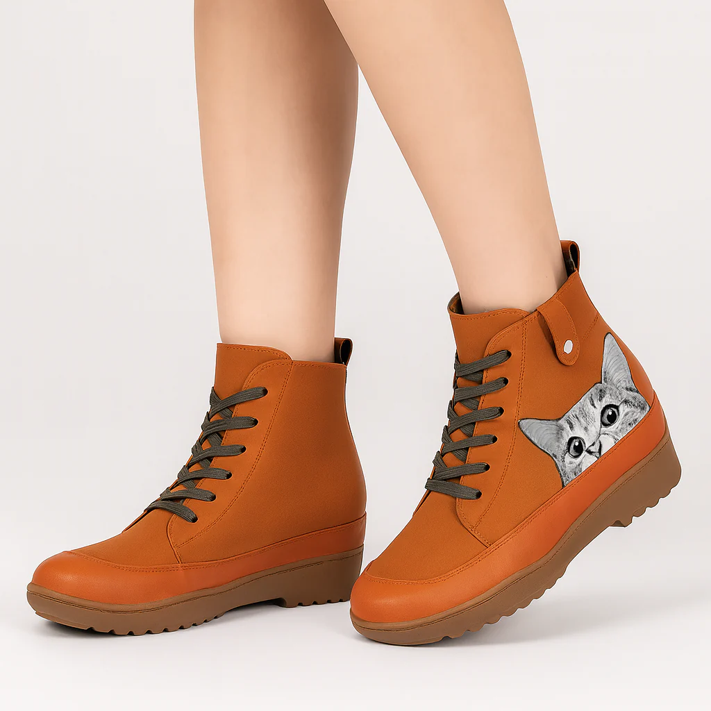 Leonore | Winterstiefel mit Katzenmuster - Image 5