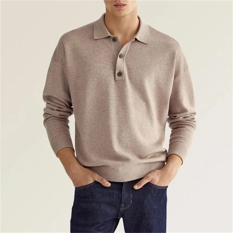 Leopold | Langarm-Poloshirt für Herren - Image 2