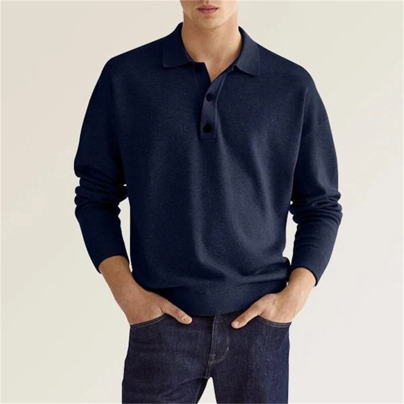 Leopold | Langarm-Poloshirt für Herren - Image 4
