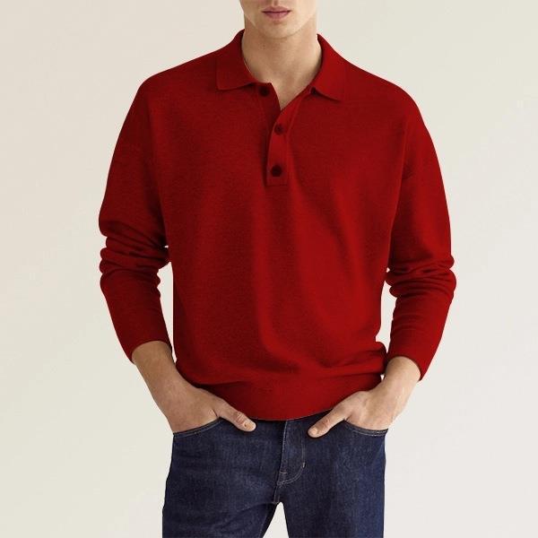 Leopold | Langarm-Poloshirt für Herren - Image 6