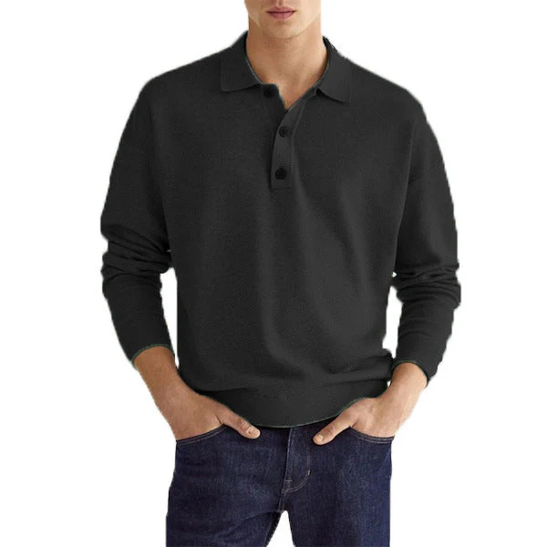 Leopold | Langarm-Poloshirt für Herren - Image 9