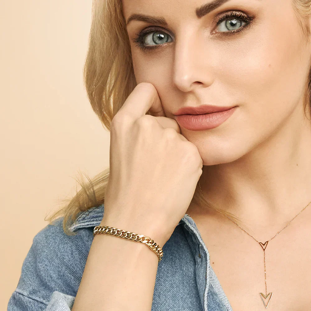 Leopoldine® | Cuban Armband Gold - Image 3