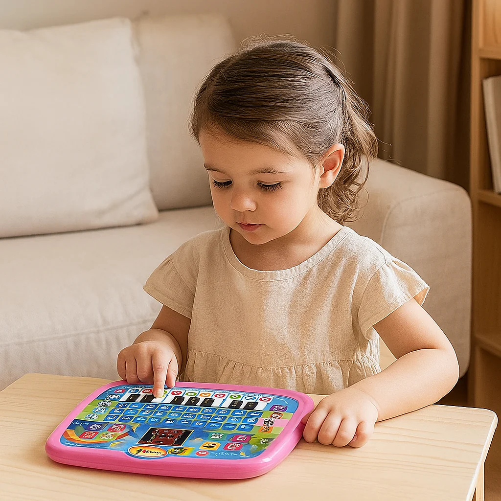 Lern-Tablet für Kinder – Buchstaben, Zahlen, Geräusche & Klaviertasten - Image 2