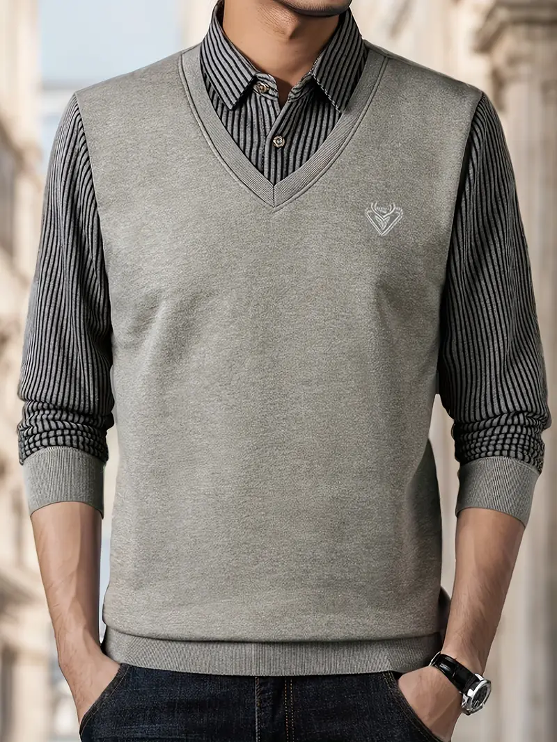 Leroy – Lässiger Langarm Strickpullover - Image 18