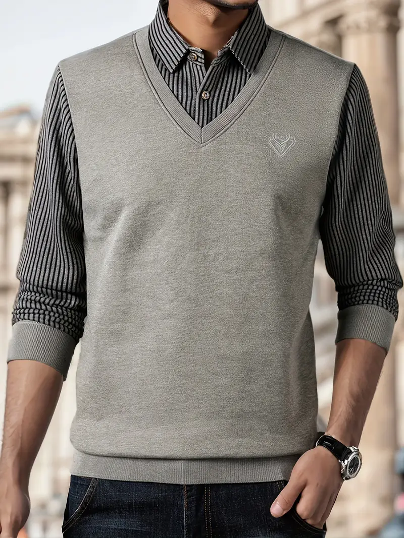 Leroy – Lässiger Langarm Strickpullover - Image 4