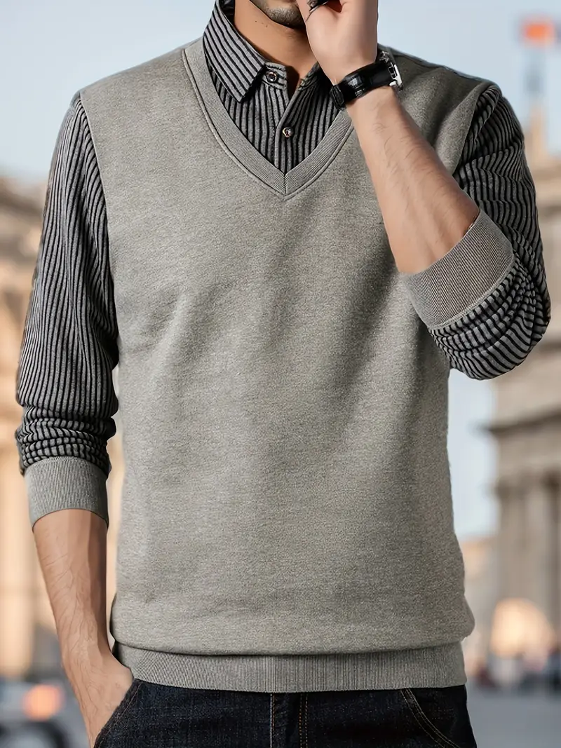 Leroy – Lässiger Langarm Strickpullover - Image 5