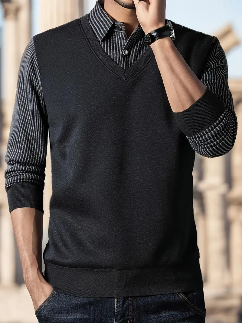 Leroy – Lässiger Langarm Strickpullover - Image 6