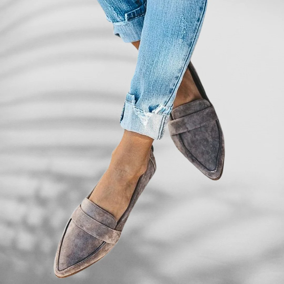 Leslie | Wildleder-Loafer mit spitzer Form - Image 6