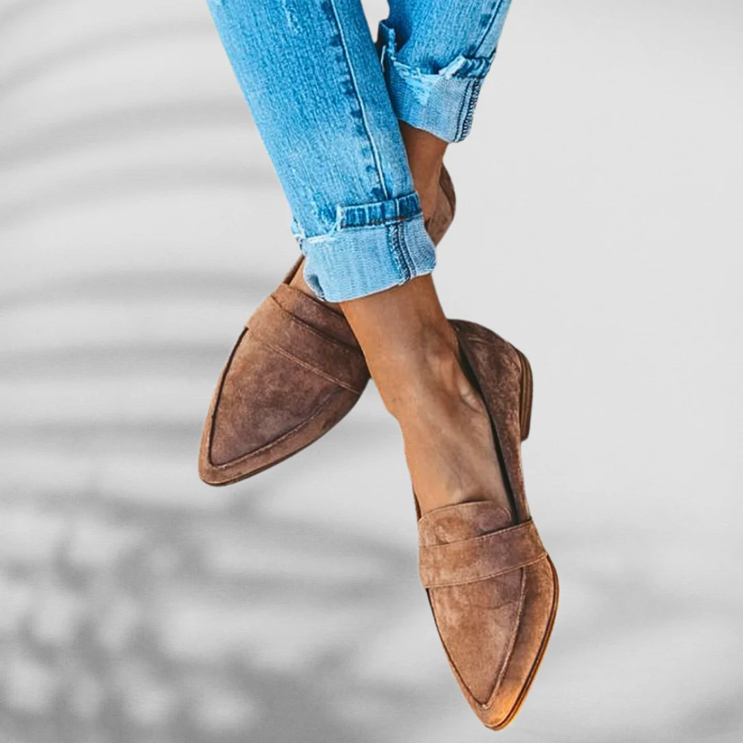 Leslie | Wildleder-Loafer mit spitzer Form - Image 7