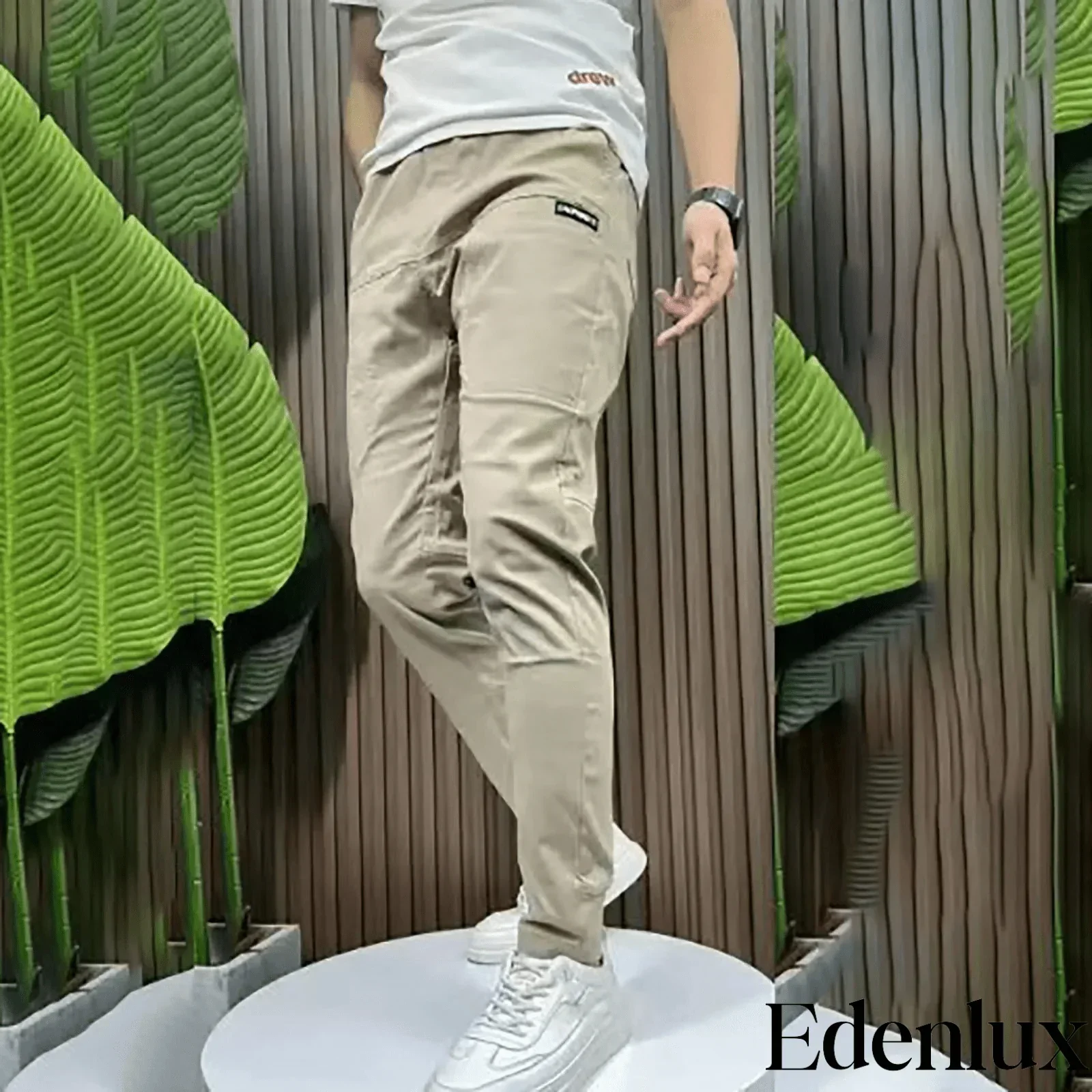 LETZTER TAG 60% RABATT | Lucas | Stretch Cargo Jeans für Männer - Image 4