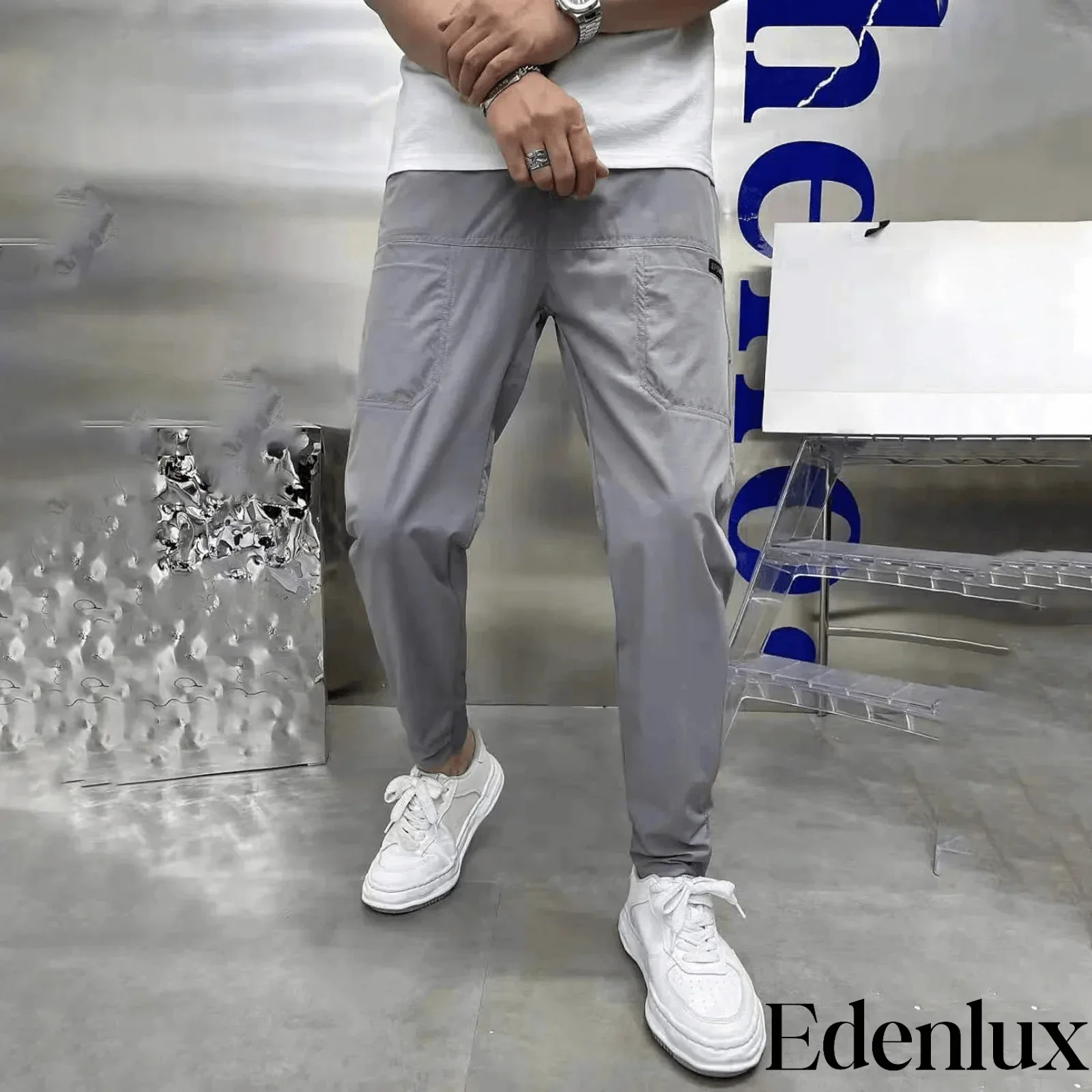 LETZTER TAG 60% RABATT | Lucas | Stretch Cargo Jeans für Männer - Image 5