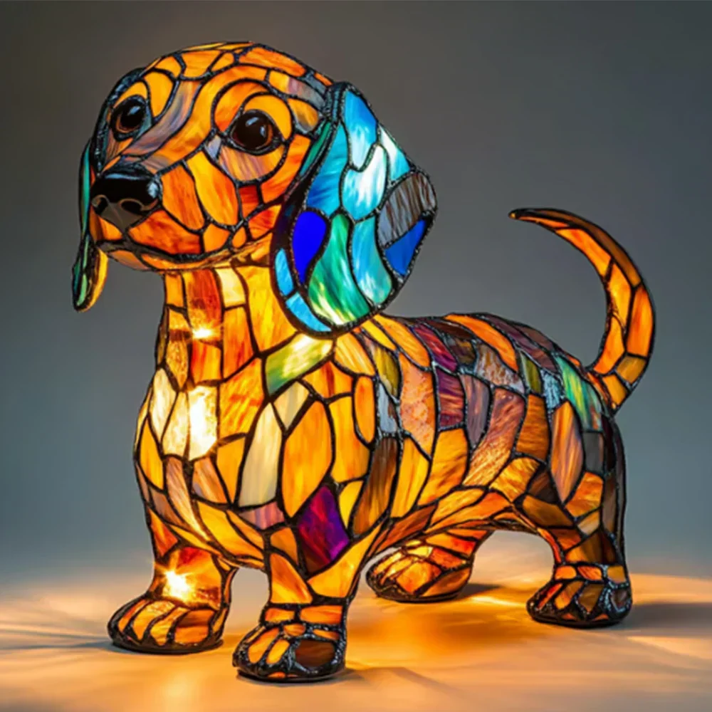 Leuchthund - handgefertigte Lampe, die Herzen erstrahlen lässt - Image 3