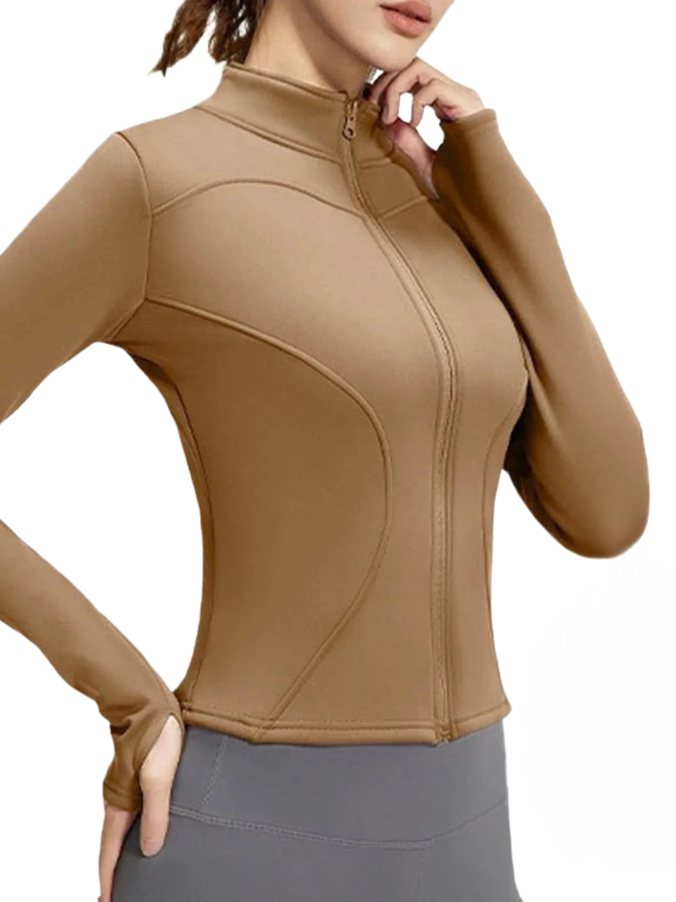 Lexaria | Warmes Fleece Laufjacke Damen Winter Slim Fit - Image 2