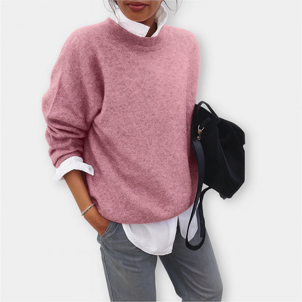 Lianne™ | Klassischer Senfgelber Strickpullover – Mühelose Eleganz - Image 3