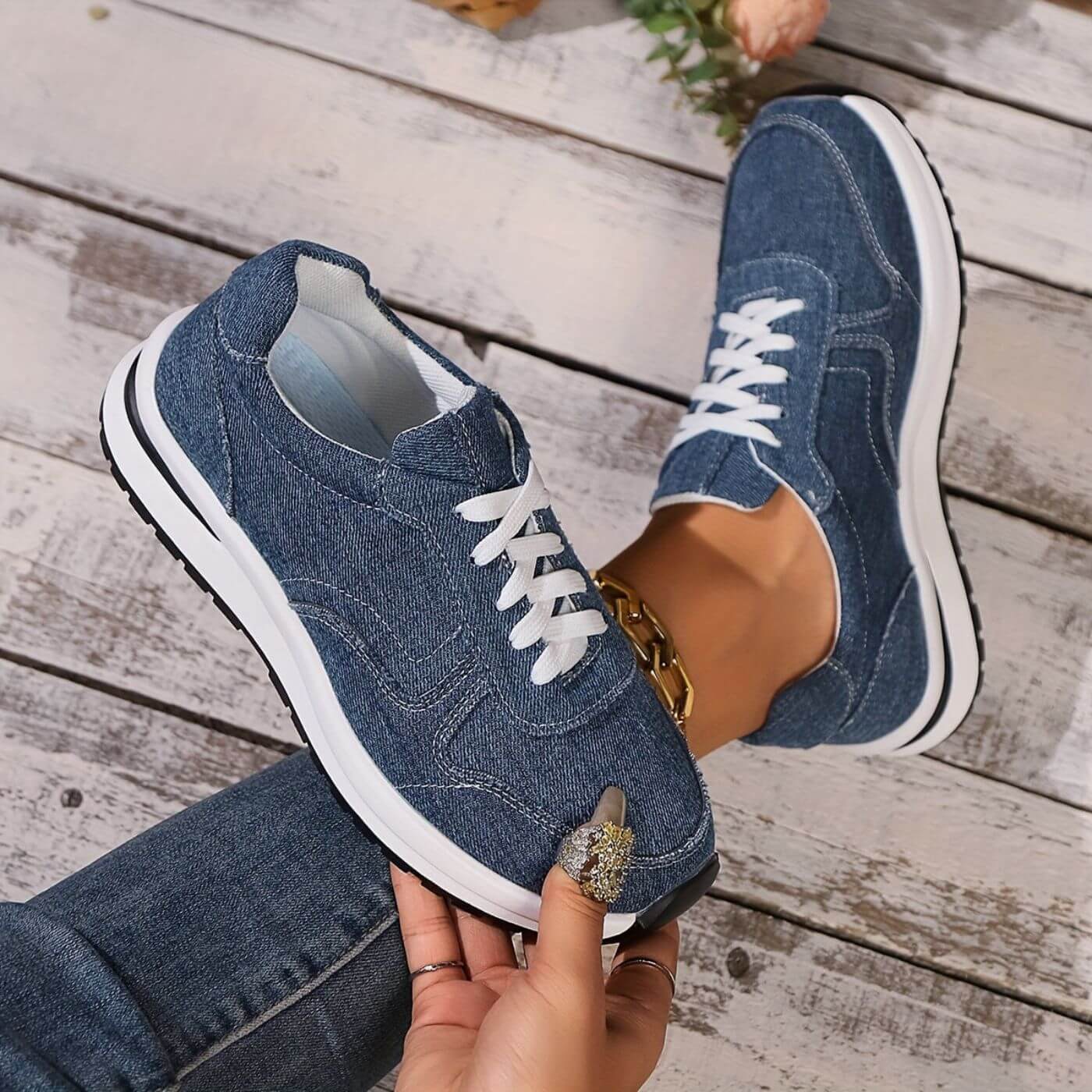 Lilian | Orthopädische Schuhe mit dicker Sohle - Image 2