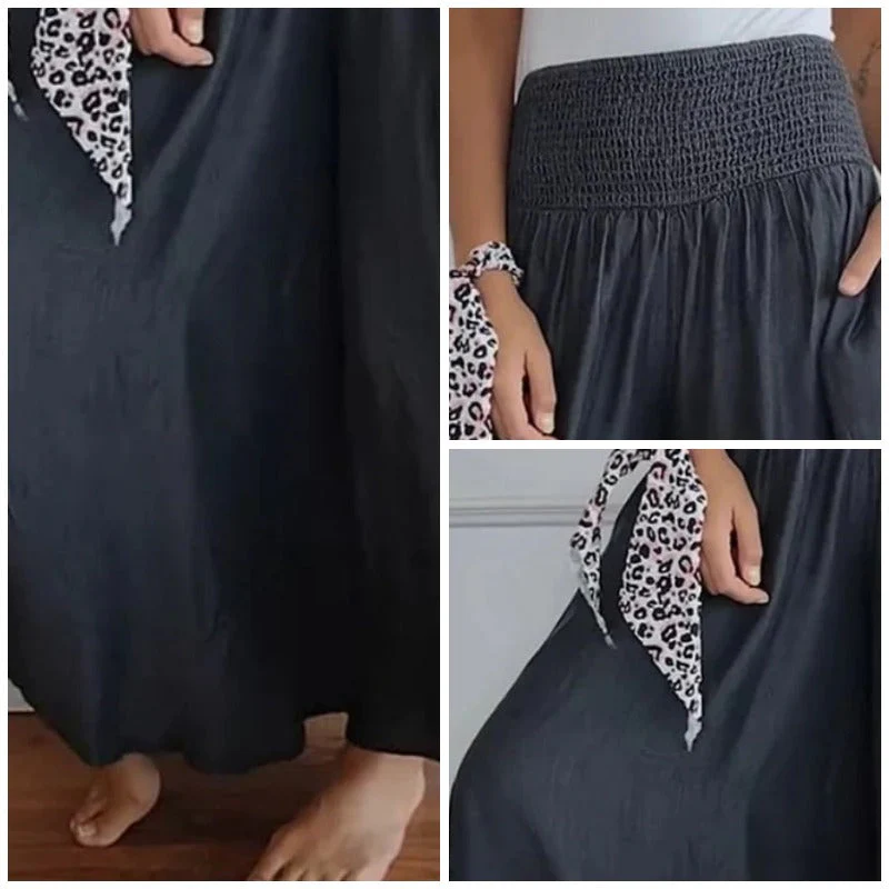 Lilie | Damenjeans mit weitem Bein und hoher Taille und Taschen - Image 2