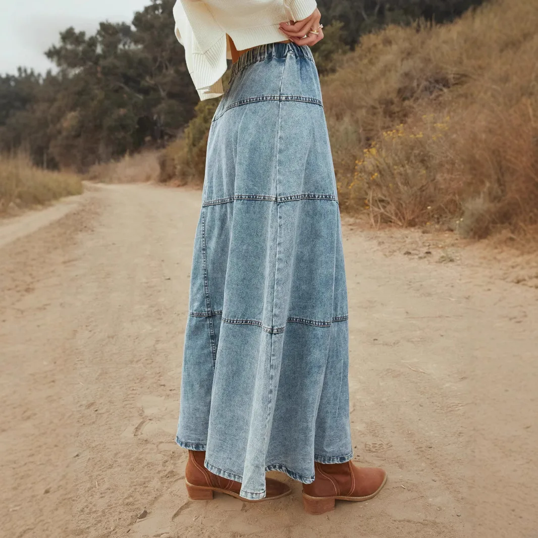 Linda | Maxi-Jeansrock - Image 4