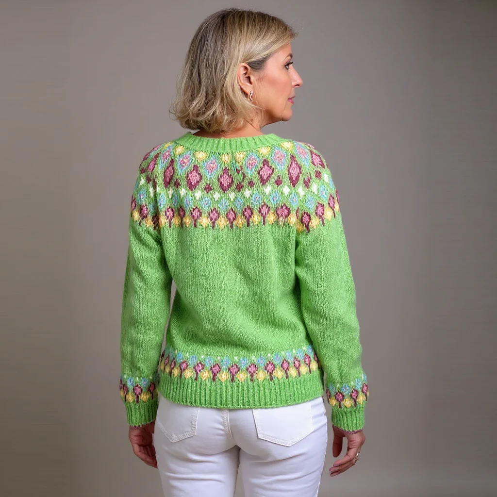 Lindsey | Vintage Isländische Strickjacke - Image 3