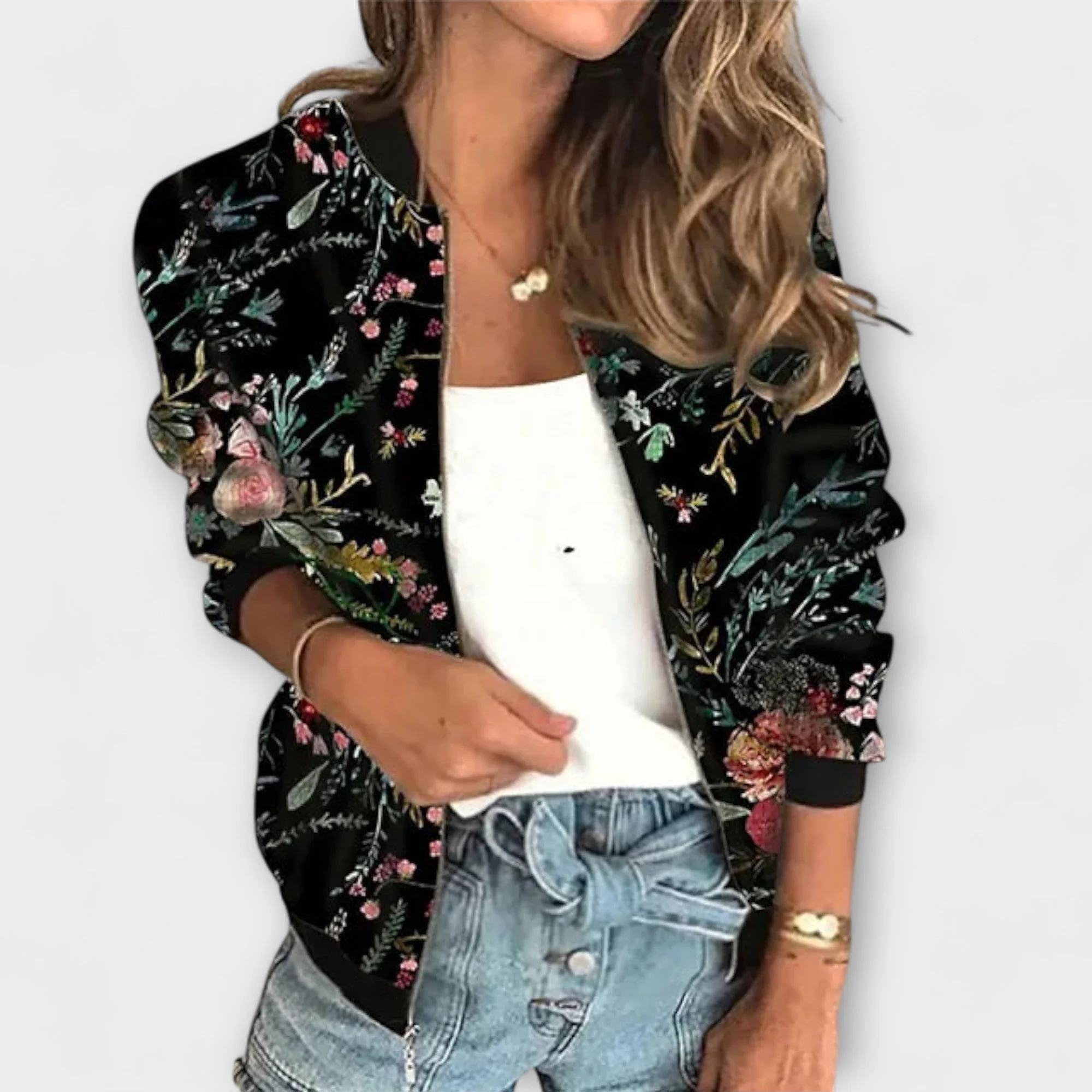 Liorra – Bedruckte Jacke mit Reißverschluss - Image 7