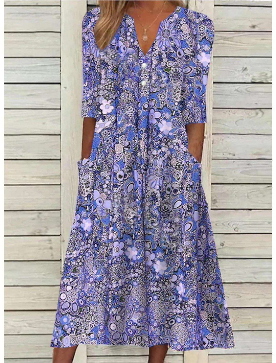 LISA | ELEGANTES SOMMERKLEID MIT BAUCHDECKUNG - Image 2