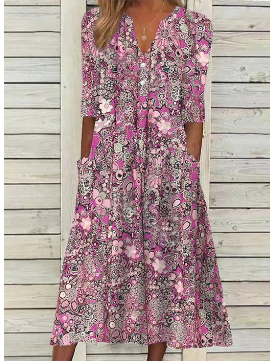 LISA | ELEGANTES SOMMERKLEID MIT BAUCHDECKUNG - Image 3